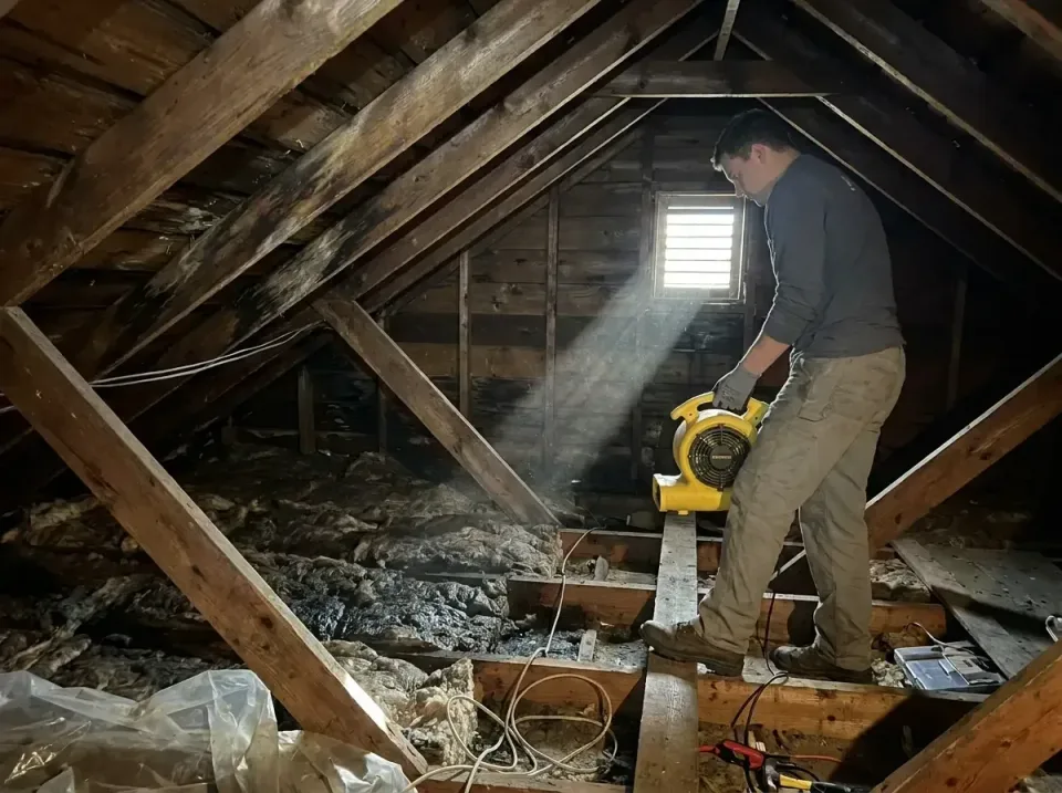 attic-water-damage-drying-proc-007 — frequently asked questions, Emergency Water Extraction & 24/7 Flood Response in Show Lo…